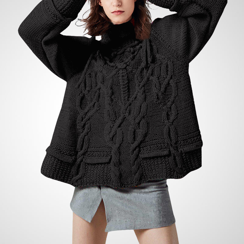 Autumn New Loose And Lazy Style Elegant Wool Sweater