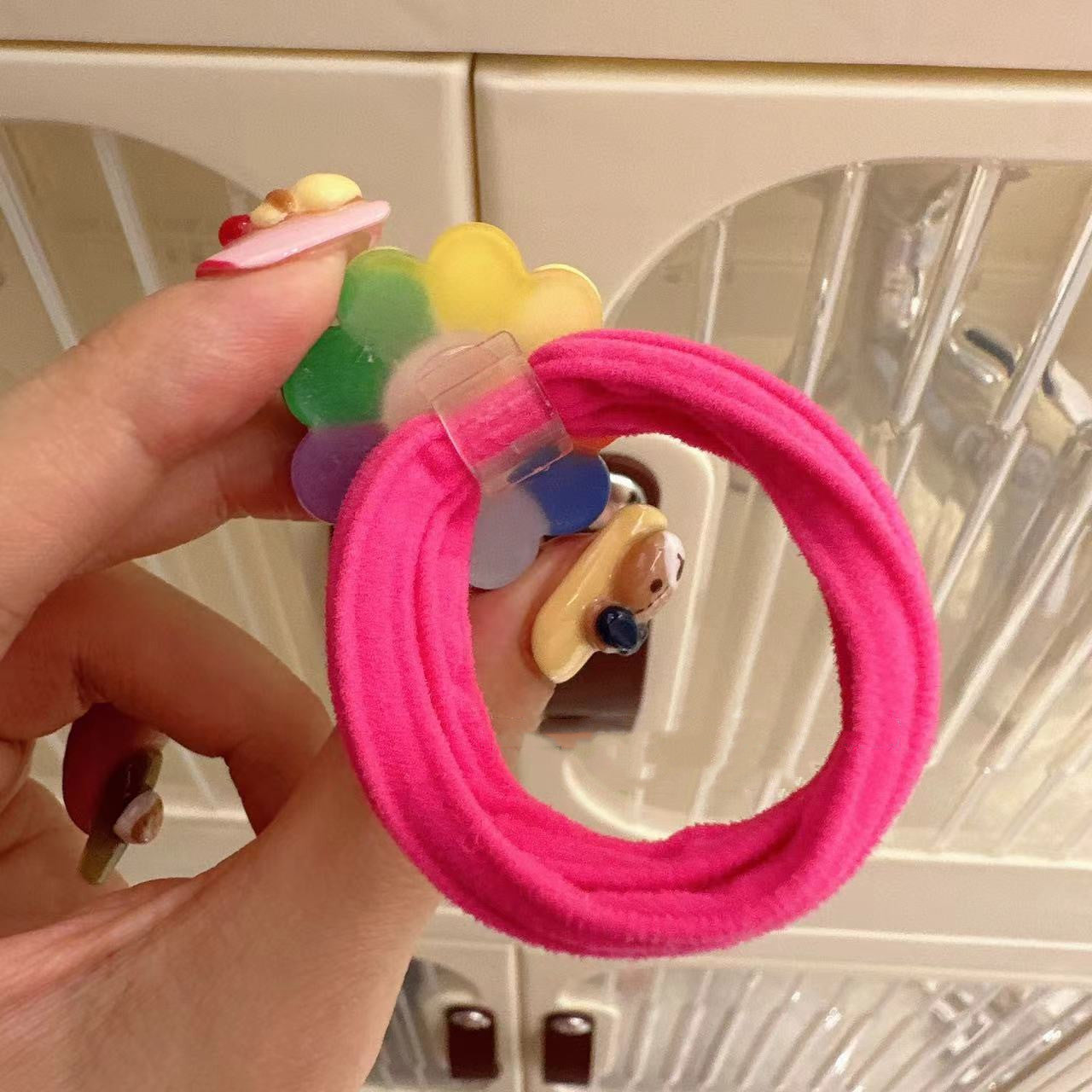 Cute Children's Hair Bands Are Durable And Do Not Hurt Hair Rubber Bands