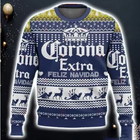 Digital Printing Men's And Women's Round Neck Sweater 3D