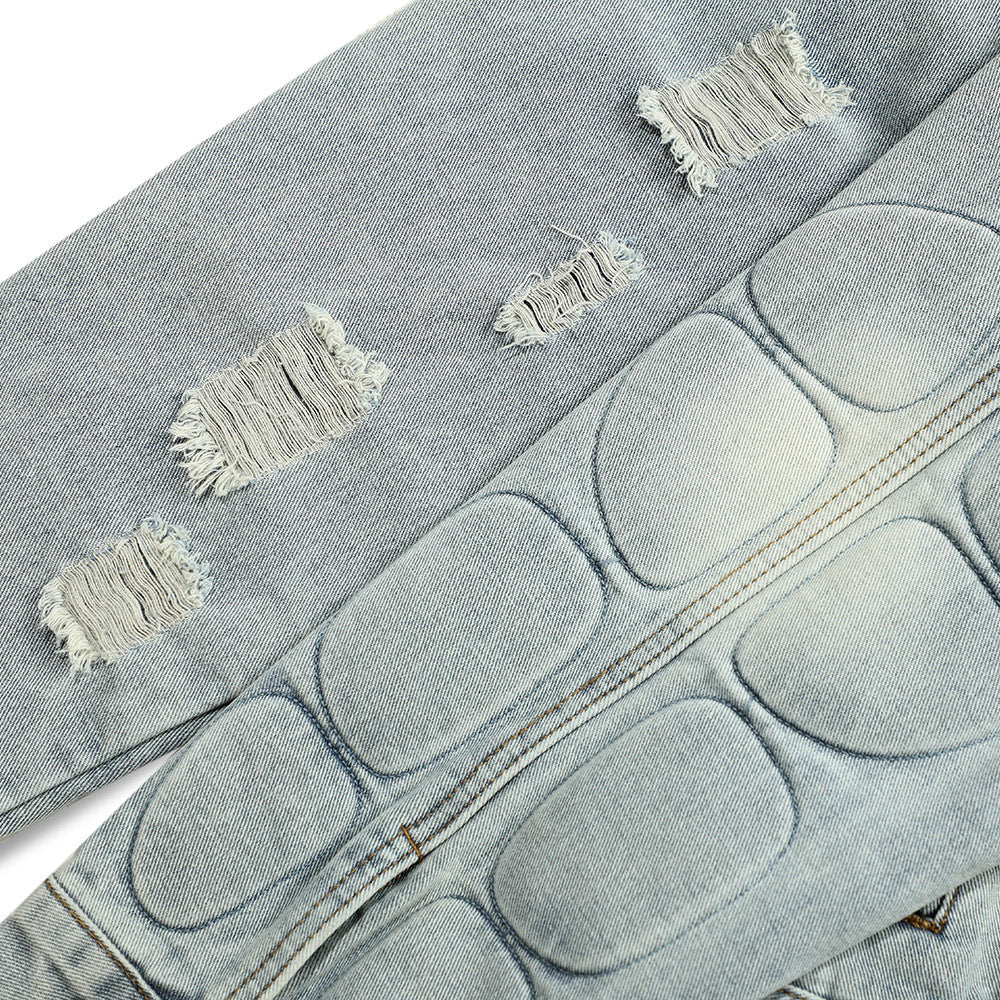 Skull Skeleton Denim Clothes Jacket Men