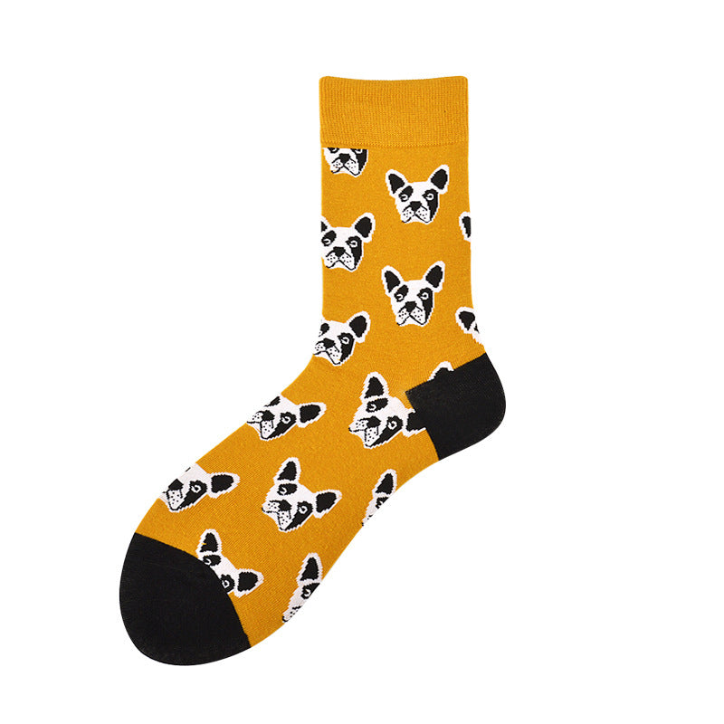 Creative Couple Cotton Mid-high Socks