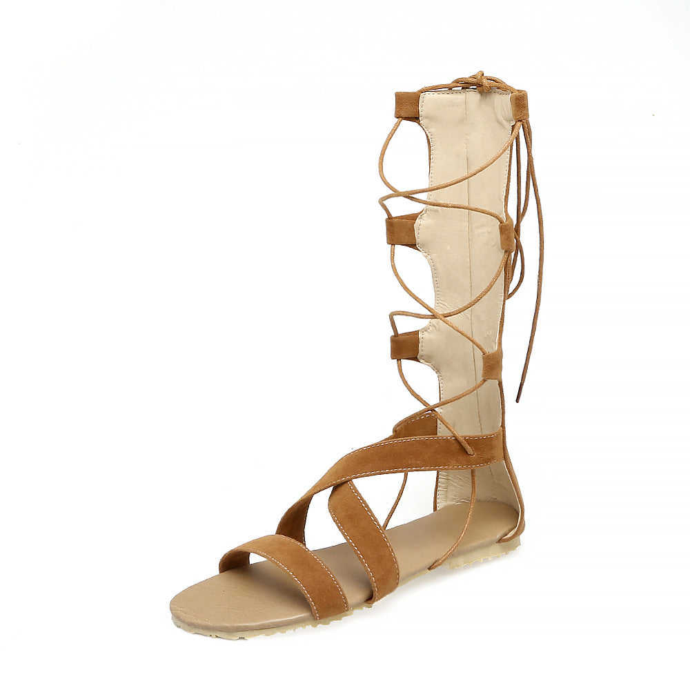 New Women's Cross Strap High-top Sandals
