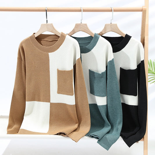 Men's Pullover Round Neck Warm Sweater