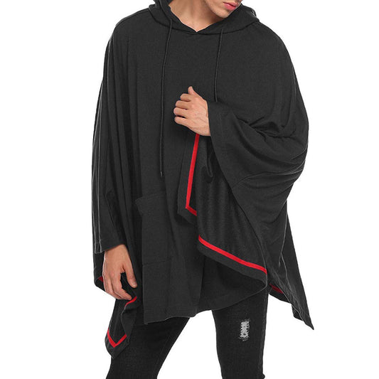 New Men's Hooded Cape Coat Cloak