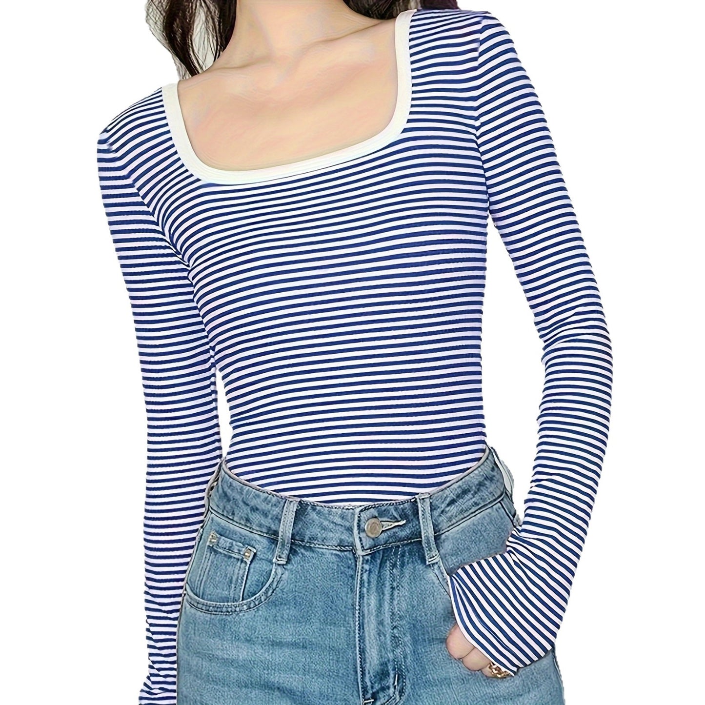 Womens Long-sleeve T-shirt Inner Base Layer Top