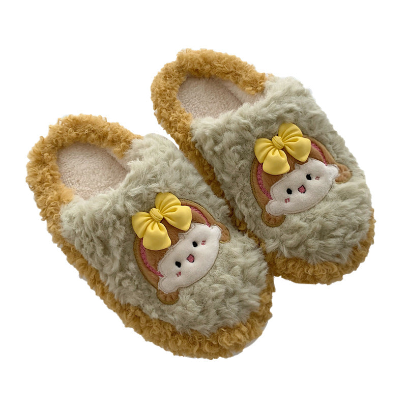 Women's Winter Thick-soled Home Half-covered Heel