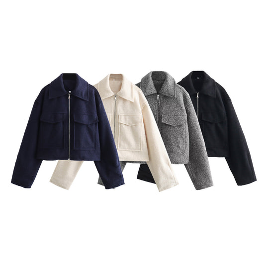 New Women's Fashion Short Jacket