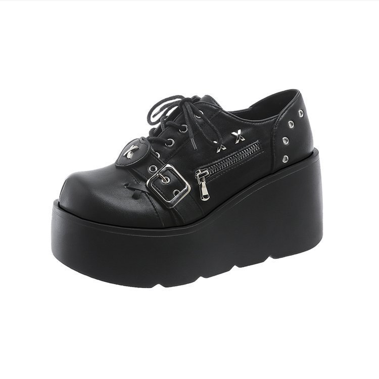 Stylish And Super-cool Chunky Round-toe Dr Martens Boots Designed Specifically For Women