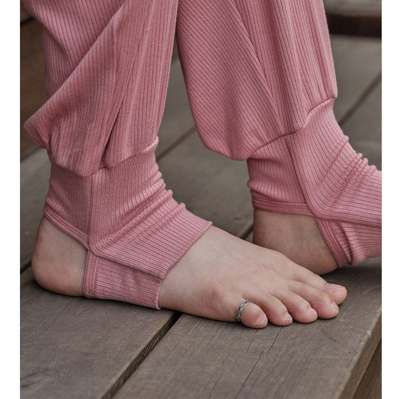 Sling Vest Type Step-on Pilates Jumpsuit