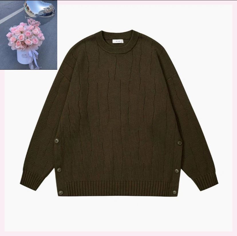 Autumn Classic Breasted Sweater Loose Casual