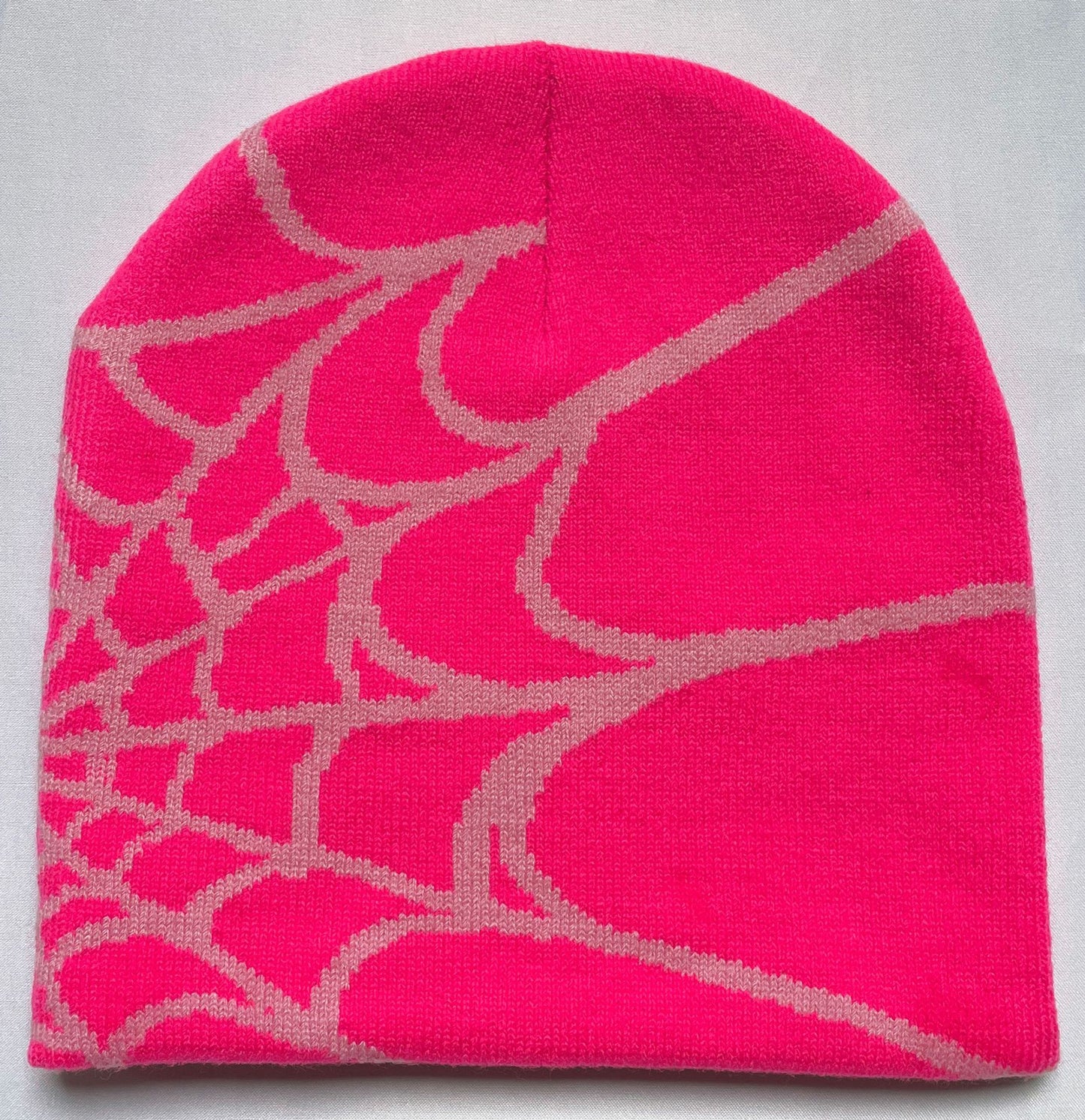 Knitted Hat Female Spider Web Woolen Cap