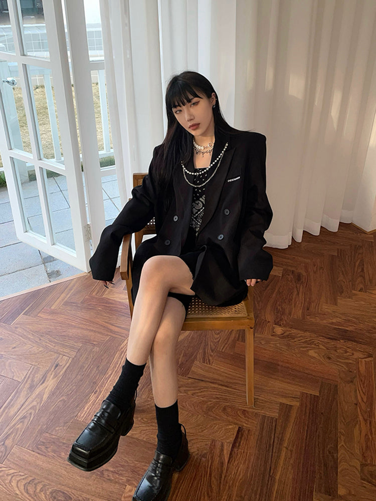 Fashionable Personality Fried Street Suit Top British Style