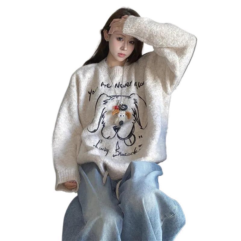 Casual Loose Sweater Top Women