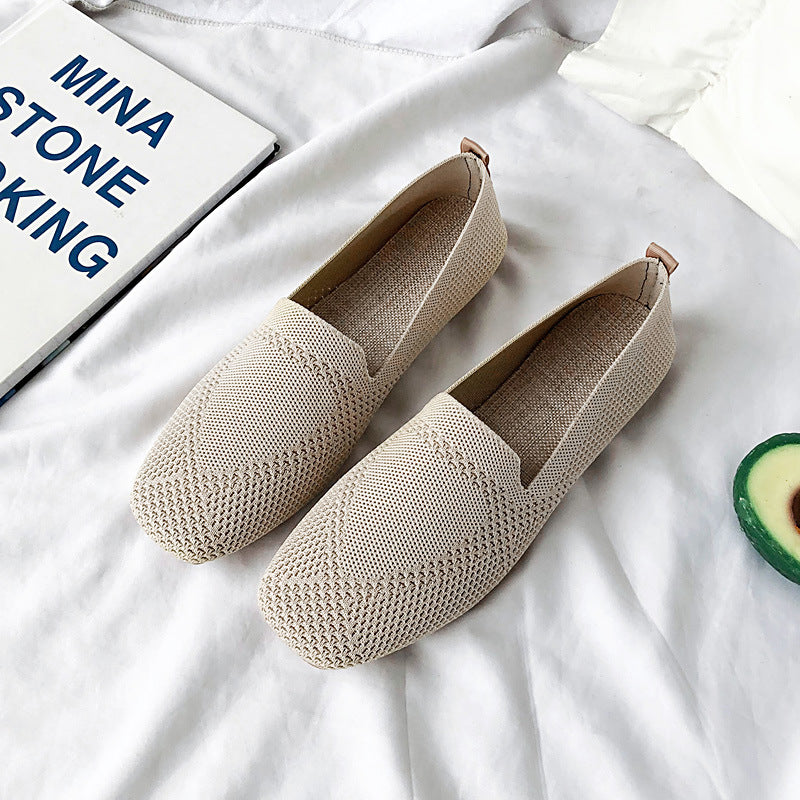 Spring Breathable Soft Soles Maternity Shoes Woven