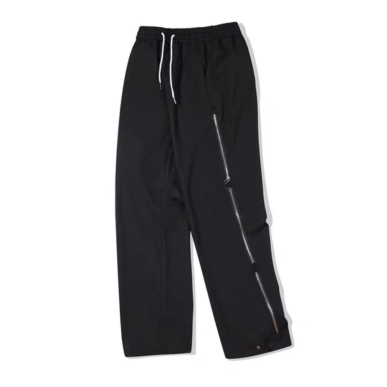 Fashion Side Zipper Stitching Casual Trousers