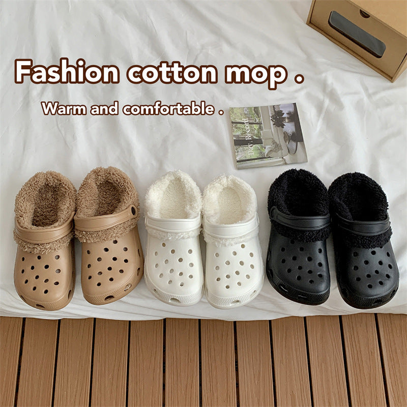 Fleece-lined Insulated Shoe Covers That Are Detachable