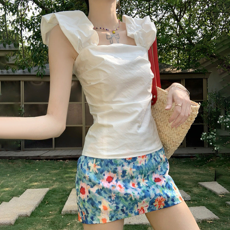 Stylish And Minimalist Womens Short Sleeve Set