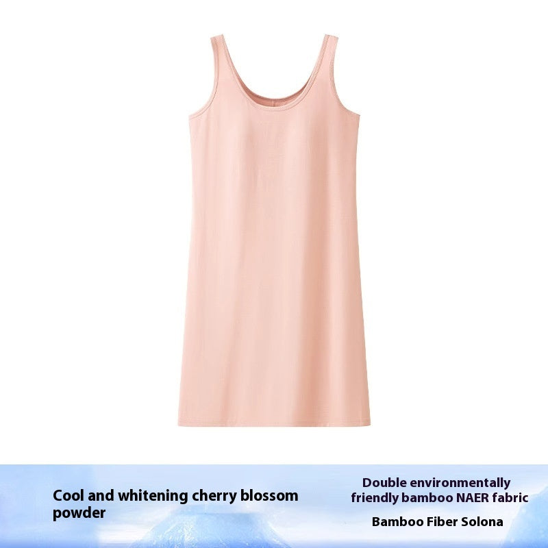 Camisole Thin Pajamas Women's Bamboo Fiber