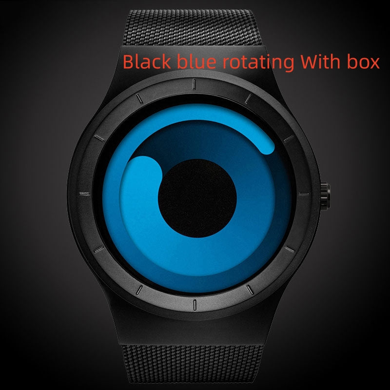 Casual Stainless steel Mesh Band Unisex Watch