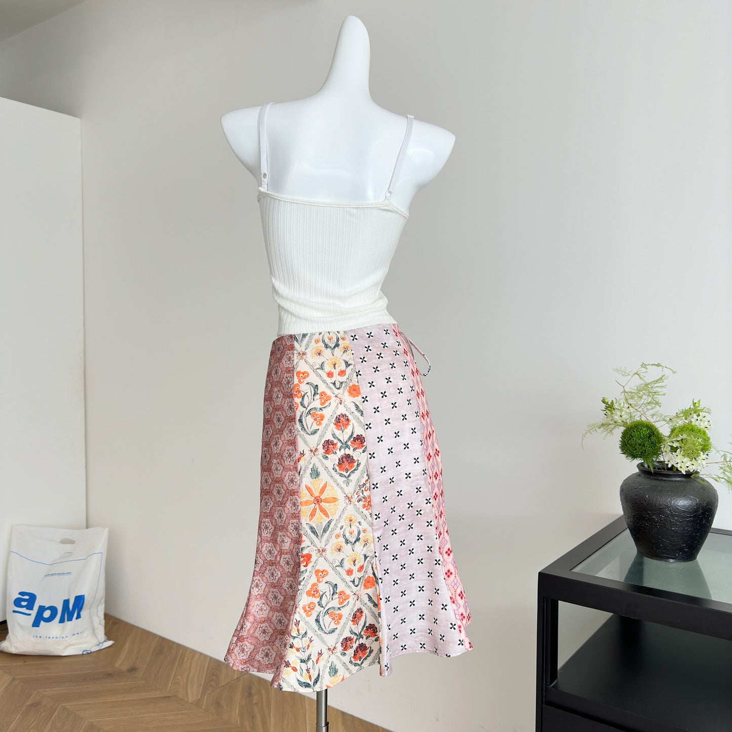Tulip-shaped Skirt Vacation Style Micro Fishtail Midi Skirt