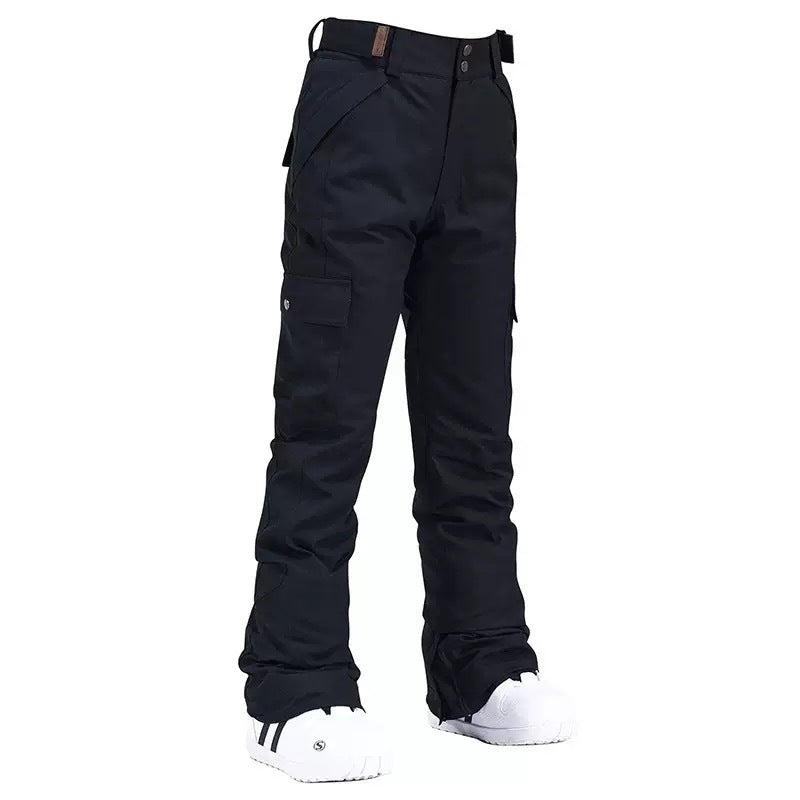 Winter Outdoor New Veneer Double-board Snow Pants