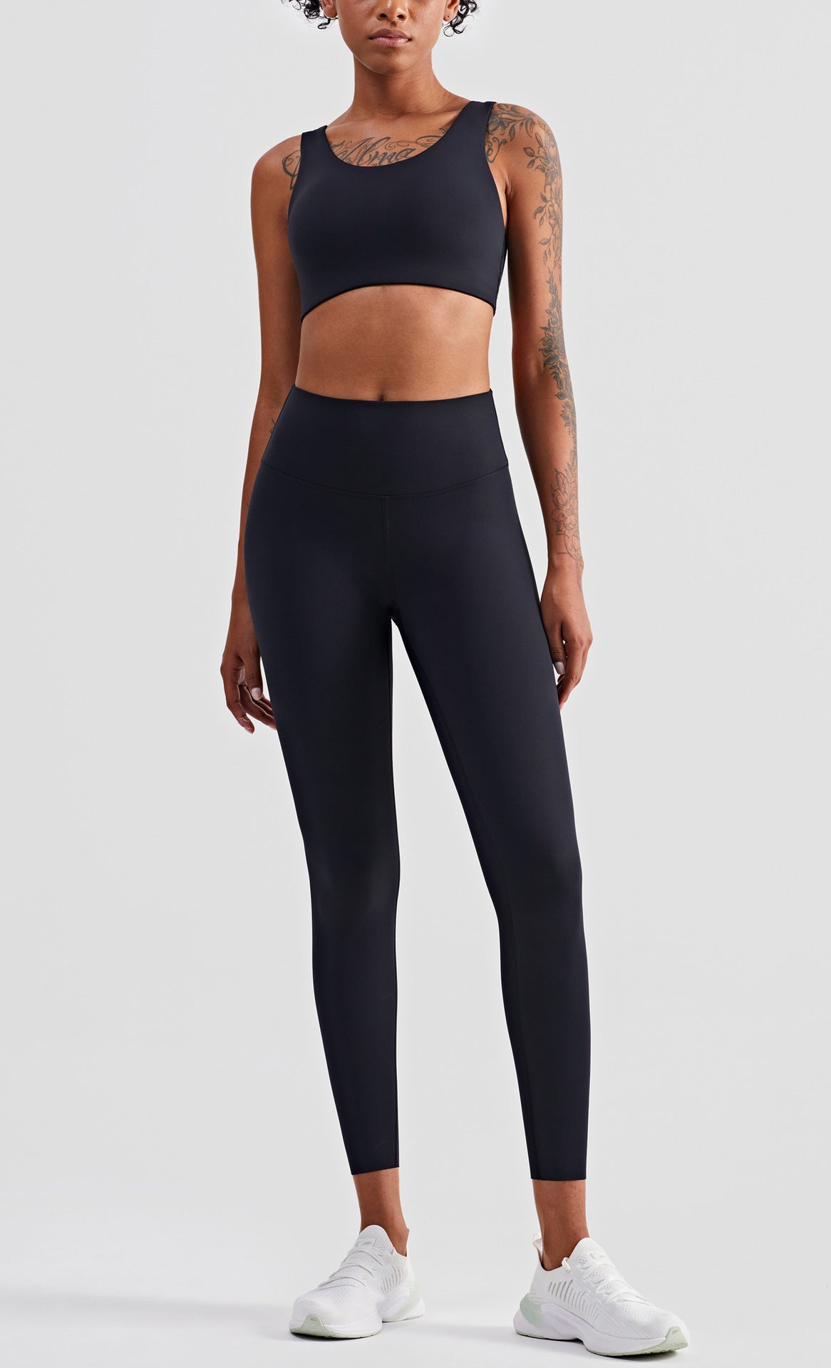 Nude letvægts åndbare tynde ferskenfarvede leggings