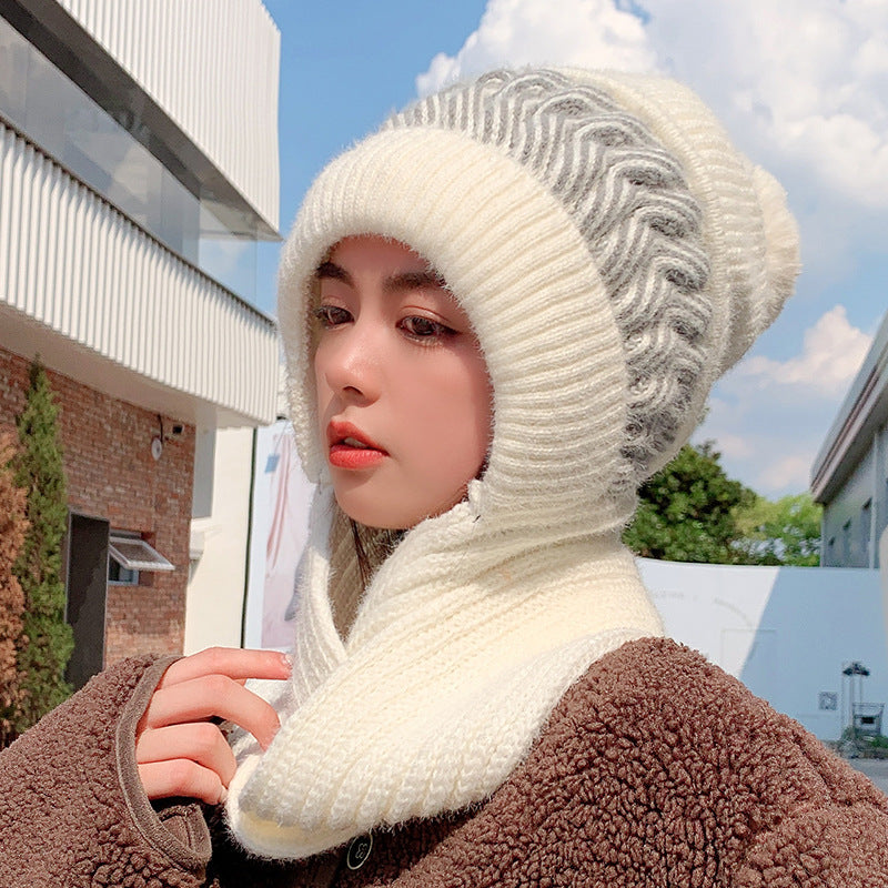 Women's All Match Woolen Scarf Hat