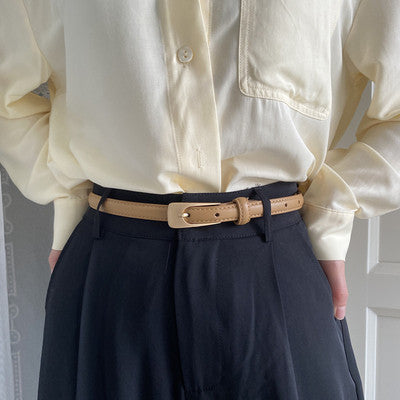 Jeans Strap Retro Thin Women