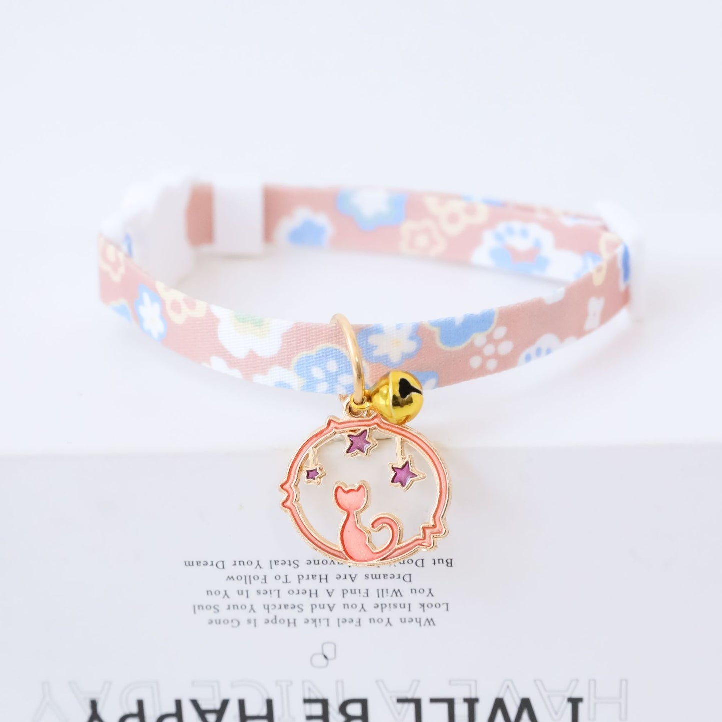 Pet Collar Kitten Dog Bell Safety Buckle