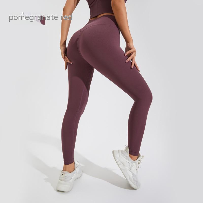 Nude Feel Yoga Pants High Waist Pocket Quick-drying