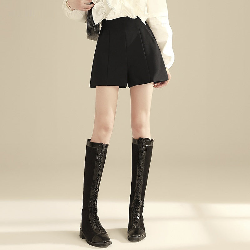 Line Bootcut Pants Spring And Summer Wide Leg Pants Outer Wear High Waist