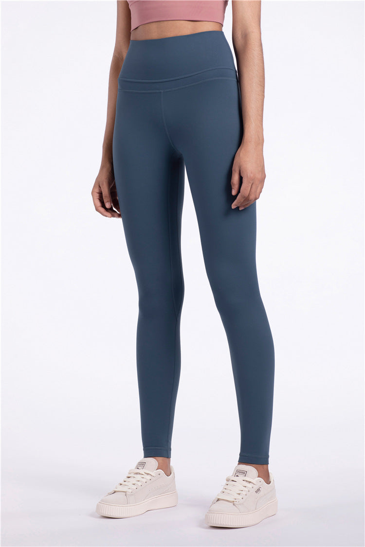 Double-sided Brocade High Waist Hip Lift Sports Fitness Pants