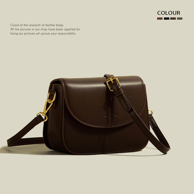 Saddle Bag Women's Simple Retro Textured