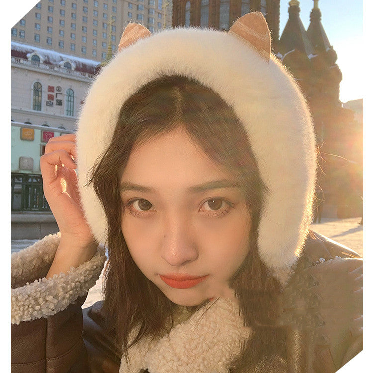 Cute And Thick High-value Cat Ears With Ear Cover