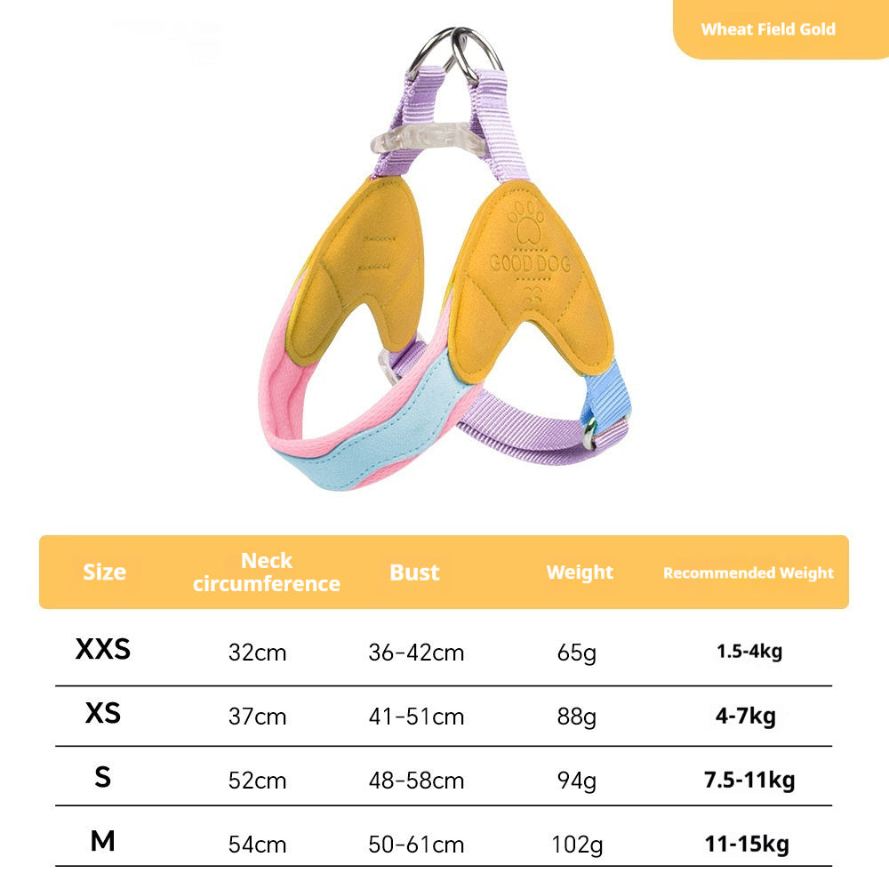 Dog Harness Vest-style Leash, Dopamine Dog