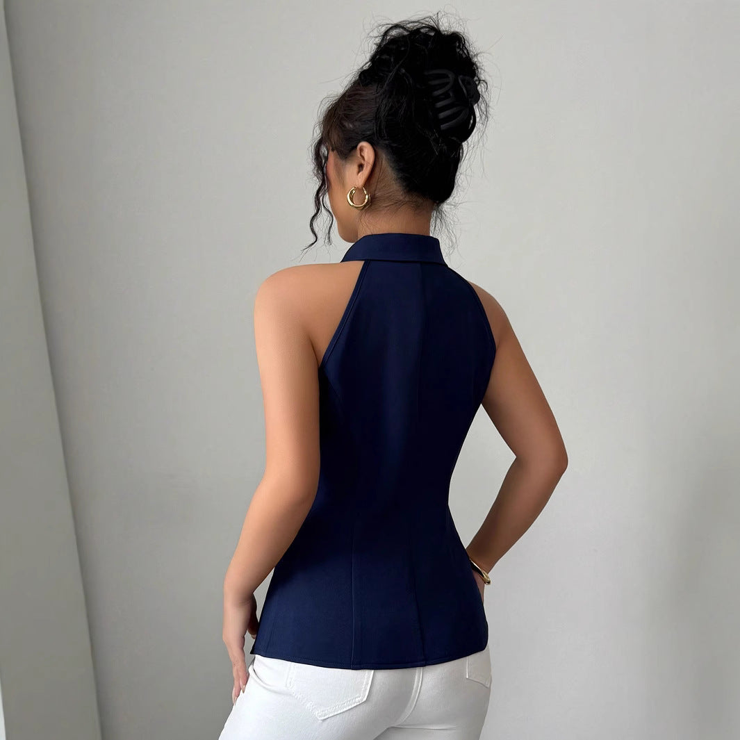 French-style Sophisticated Knit Cardigan A Versatile Vest