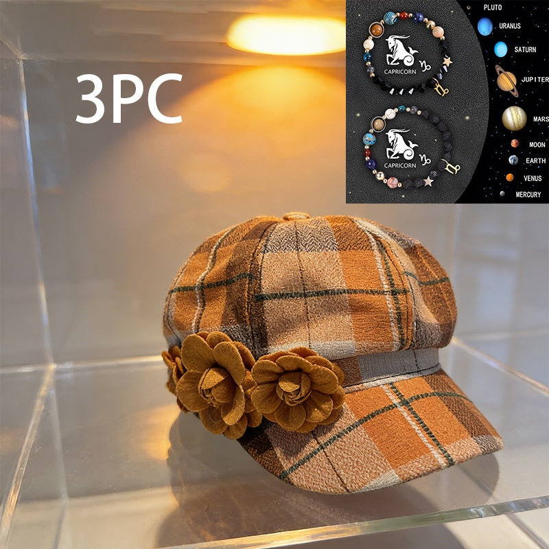 British-style Casual Painter Hat That Is Versatile And Can Show Off Your Face