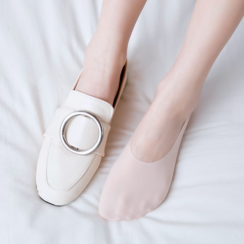 Women's Summer Free Cut Seamless Ice Silk Invisible Socks