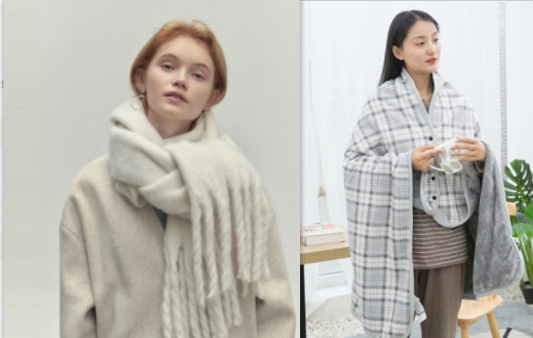 Glutinous Idle Style Thermal Long Scarf
