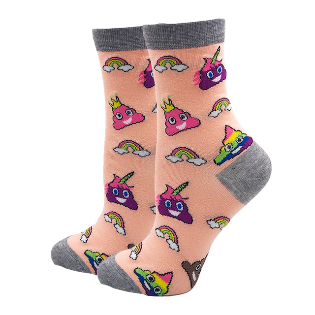 Women's Casual Fashion Simple Jacquard Socks