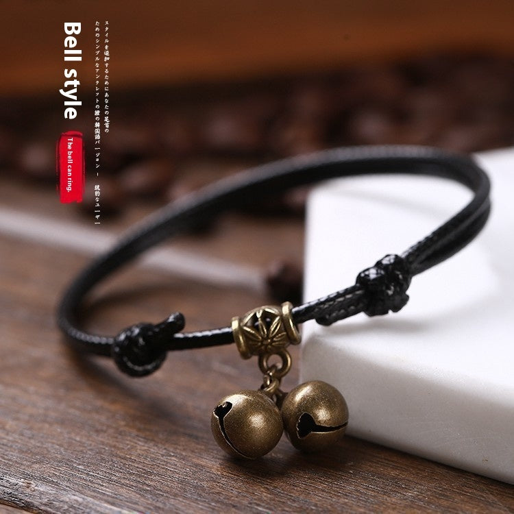 Pet Dog Halter Ling Brass Bell Collar