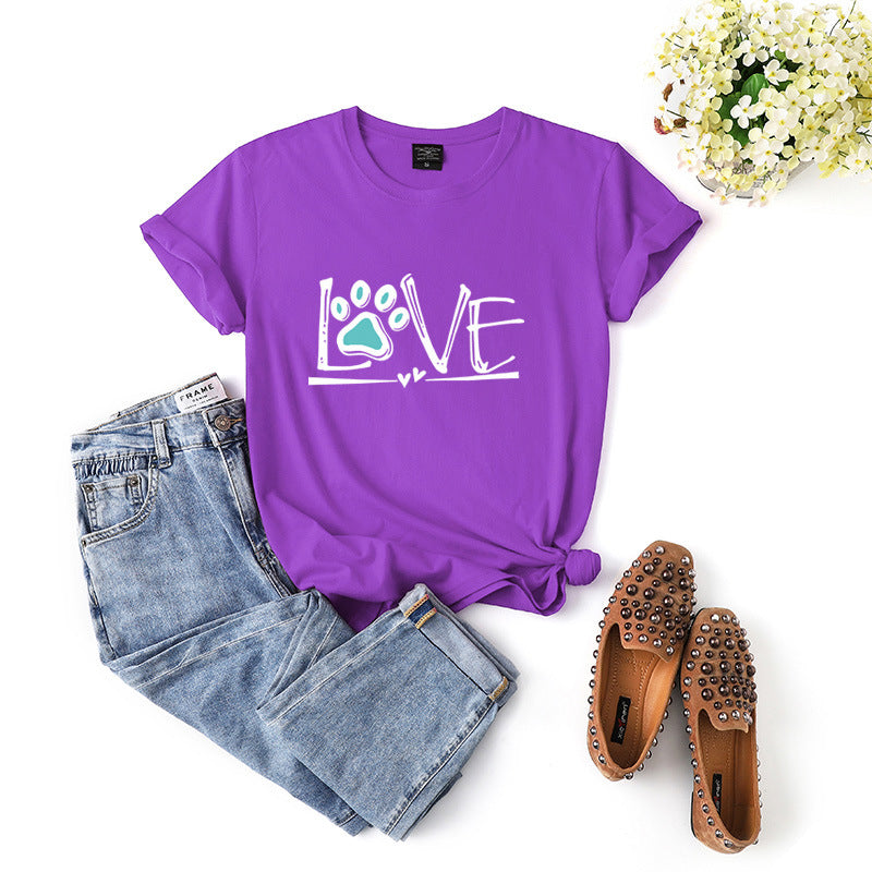 Women's Fashionable Personality Plus Size T-shirt