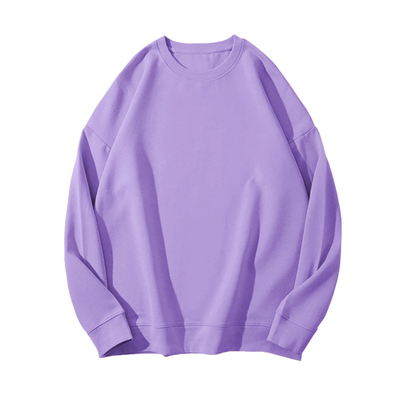 Dame Sweater i Ensfarvet med Pelsdetaljer
