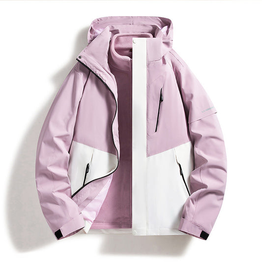 Vinterjakke til kvinder Gore-Tex Vandtæt ny 3-i-1-model