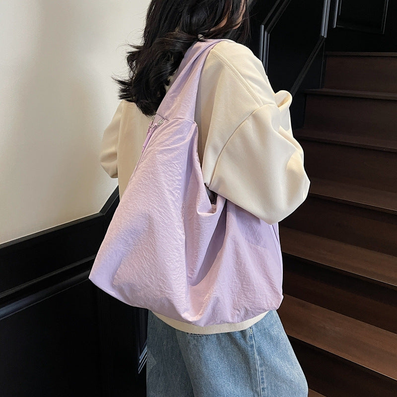 Lazy Relaxed Feeling Large Capacity Canvas Bag Women