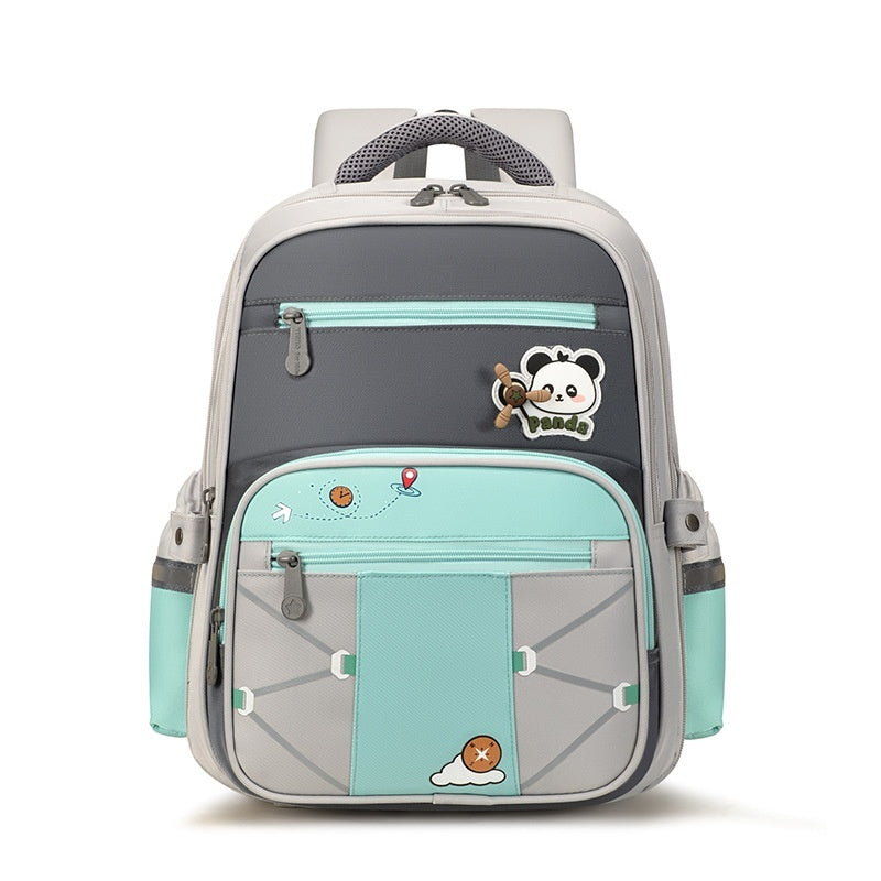 Primary School Student Grade Reflective Lightweight Spine-protective Large Capacity Backpack