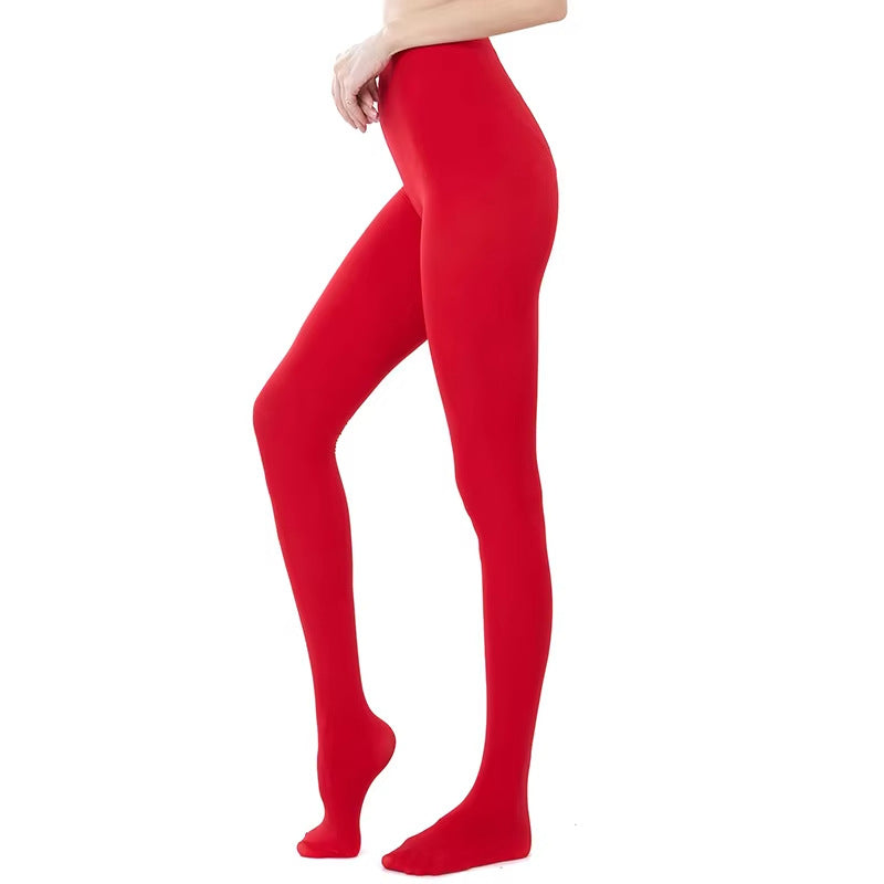 New Year Retro Red Bottoming Pantyhose