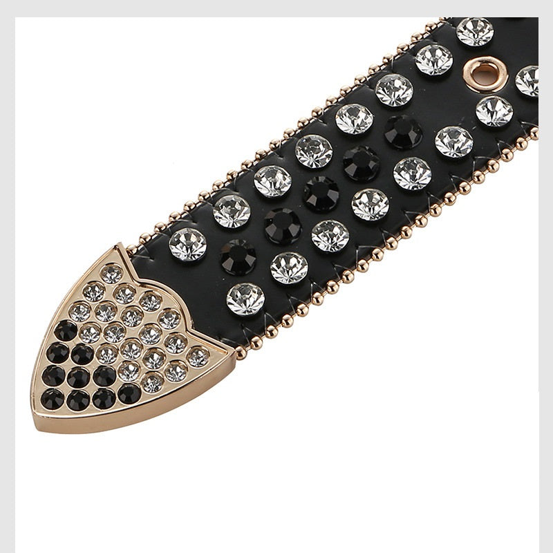Fashion Commuter Women's Rhinestone Fashion Belt