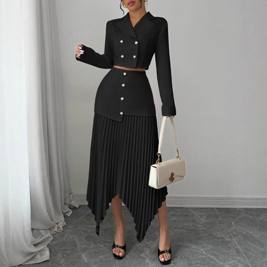 Stylish And Sophisticated Womens Suit Skirt Set