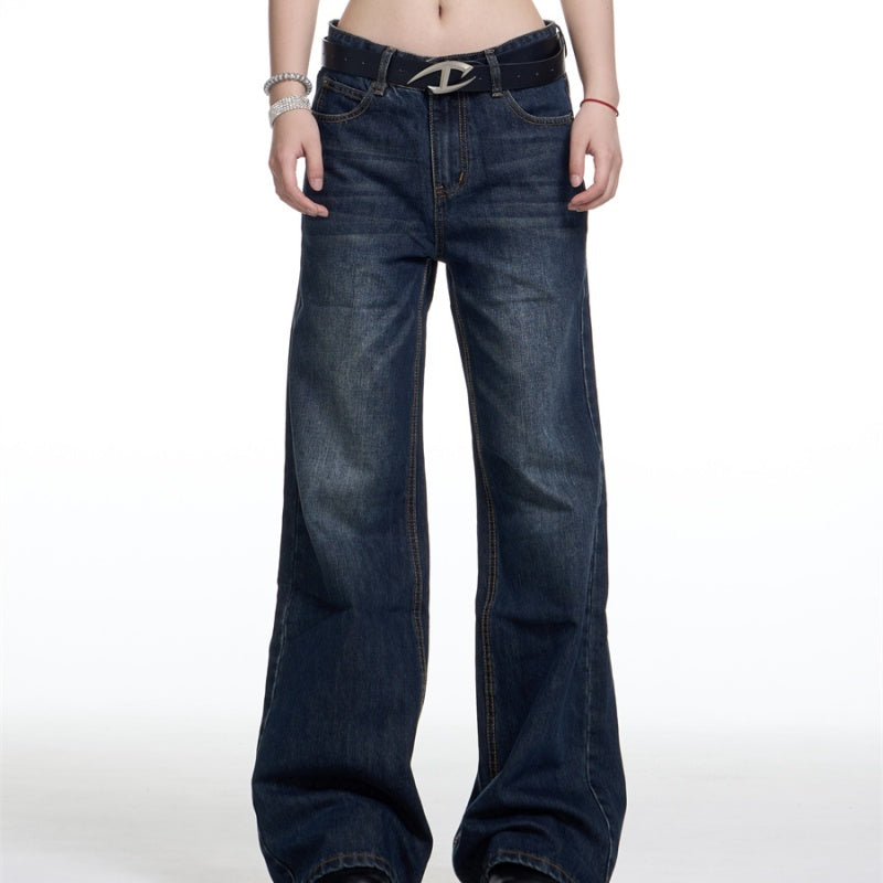 New Loose Straight Micro-pull Mop Pants